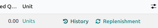 Show the History button on the Locations page.