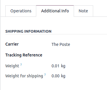 A delivery order for reserved products using reception report in Odoo.