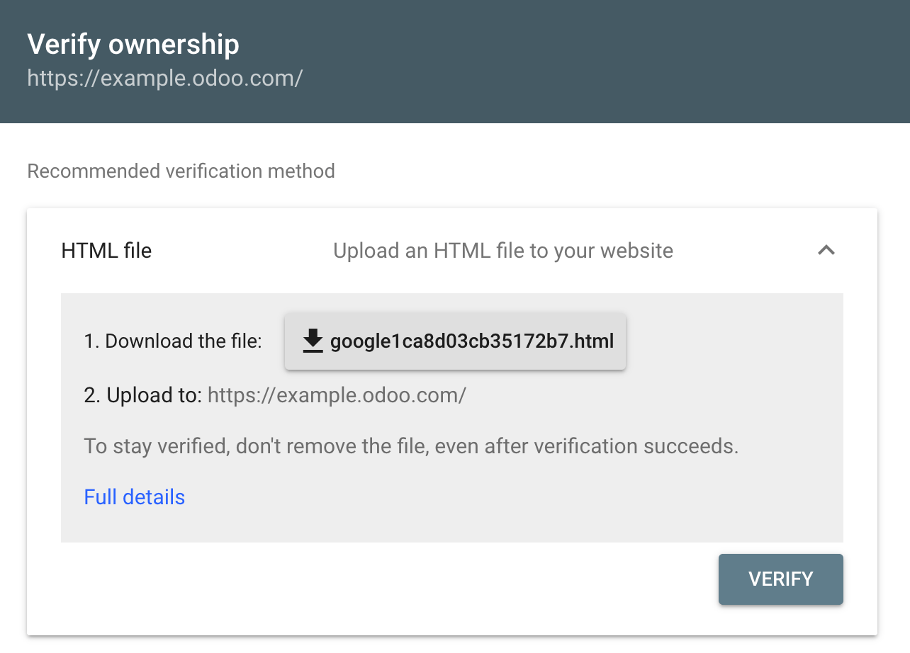 HTML file download