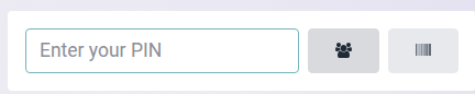 Login window to access the register when the multiple cashiers feature is active