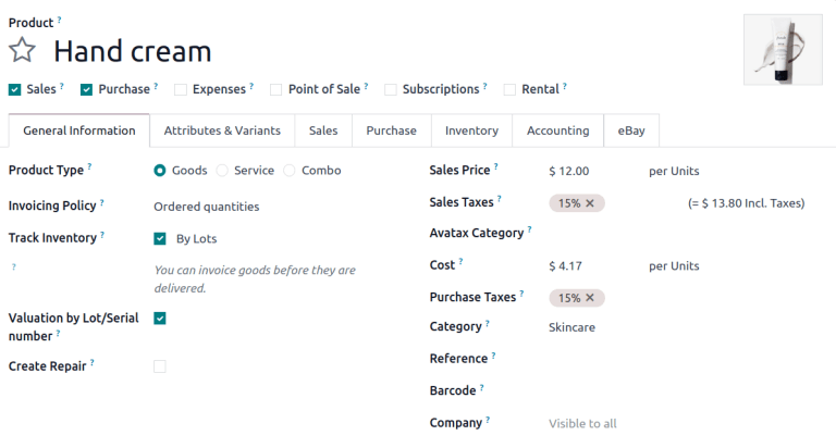 where to make a single product available for delivery